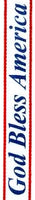 JKM God Bless America Grosgrain Ribbon - 5/8" Width