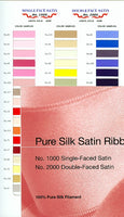 JKM 100% Silk Double Face Satin Sample Card