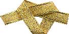 JKM Gold Narrow Acetate Ribbon