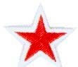 JKM Star with Color Border Applique (Stick On)