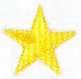 JKM 1 1/2" Star Applique (Iron On)