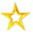 JKM Outline of Star Applique (Iron On)
