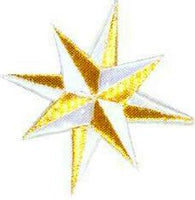 JKM Large 8 Point Star Applique (Iron On)