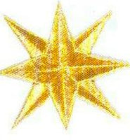 JKM Large 8 Point Star Applique (Iron On)