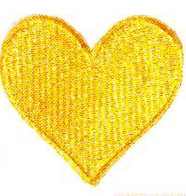 JKM Large Heart Applique (Iron On)
