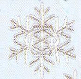 JKM Silver Snowflake Applique (Stick On)