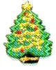 JKM Small Green Christmas Tree Applique (Stick On)