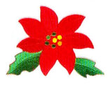 JKM Poinsettia Applique (Iron On)