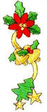 JKM Holly and Bells Garland Applique (Iron On)