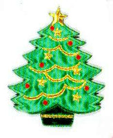 JKM Small Christmas Tree Applique (Iron On)
