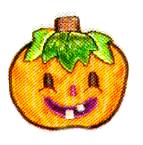 JKM Small Jack-O-Latern Applique (Iron On)