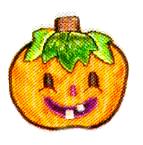 JKM Small Jack-O-Latern Applique (Stick On)