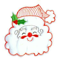 JKM White Santa Applique (Stick On)