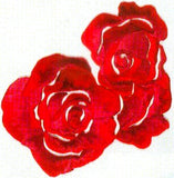 JKM Large Rose Bloom Applique (Iron On)