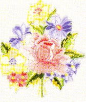 JKM Multi Floral Bouquet Applique (Stick On)