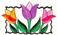 JKM Large Tulips Applique (Iron On)