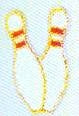 JKM Bowling Ball Applique (Stick On)