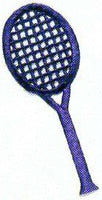 JKM Tennis Racket Applique (Iron On)