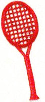 JKM Tennis Racket Applique (Stick On)