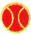 JKM Tennis Ball Applique (Iron On)