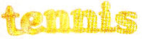 JKM Medium Gold Tennis Applique (Stick On)