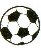 JKM Large Soccer Ball Applique (Stick On)