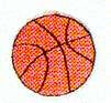 JKM Small Basketball Applique (Stick On)