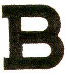 JKM Black 2" Letter (Iron On)