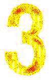 JKM 2" Number 3 (Stick On)