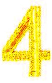 JKM 2" Number 4 (Stick On)