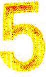 JKM 2" Number 5 (Stick On)