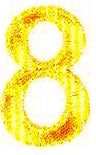 JKM 2" Number 8 (Stick On)