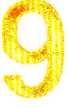 JKM 2" Number 9 (Iron On)