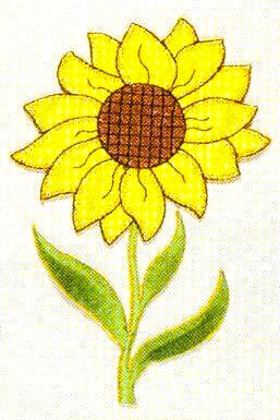 JKM Sunflower Applique (Iron On)