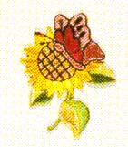 JKM Sunflower/Butterfly Applique (Iron On)
