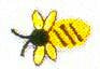 JKM Small Bee Applique (Iron On)
