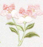 JKM Large Multi Stem Flower Applique (Iron On)