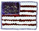 JKM Sequins Flag Applique (Iron On)