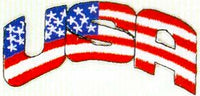 JKM USA with Stars and Stripes Applique (Iron On)