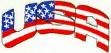 JKM USA with Stars and Stripes Applique (Iron On)