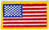 JKM American Flag with Merrow Edge Applique (Stick On)