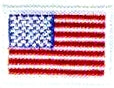 JKM Small American Flag Applique (Stick On)
