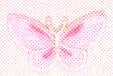 JKM Light Pink Butterfly Applique (Stick On)