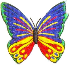 JKM Large Multi Butterfly Applique (Iron On)