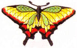 JKM Large Green/Beige Butterfly Applique (Iron On)