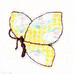 JKM Light Colored Butterfly Applique (Stick On)