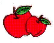 JKM Small Apples Applique (Iron On)