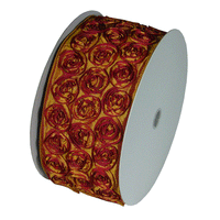 JKM Rose Petal Ribbon with Wire Edge - 4"