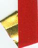 C & G Craft Velvet Ribbon with Poly Gold Backing - Waterproof