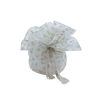 JKM Toy Print Organza Wrapper with Tassel